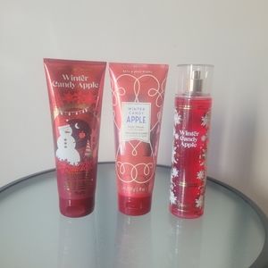 Winter candy apple set